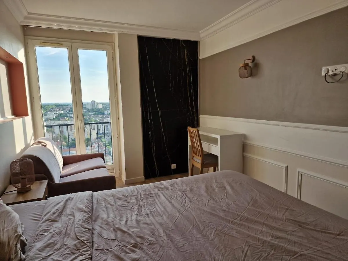 Magnifique 90 M², Paris Centre 20 Min, Hammam, Vue Apartment Choisy-le-Roi